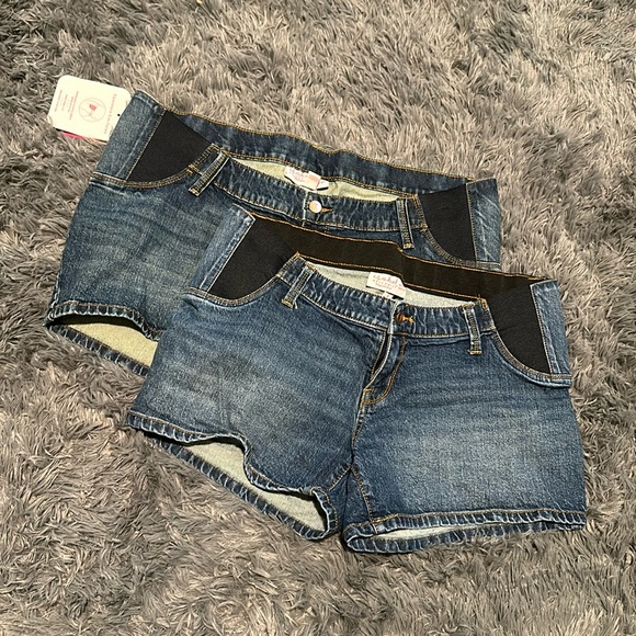 Isabel Maternity by Ingrid & Isabel Pants - 2 Pairs of Maternity Shorts